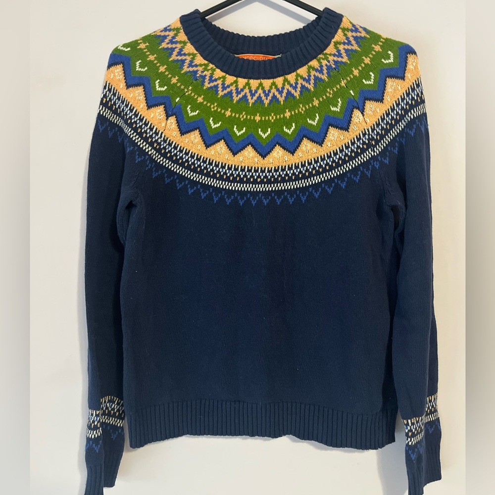 Modcloth Sweater Womens Size Medium Blue/Green